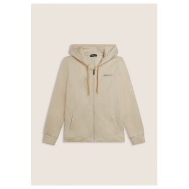 Felpa con cappuccio e zip