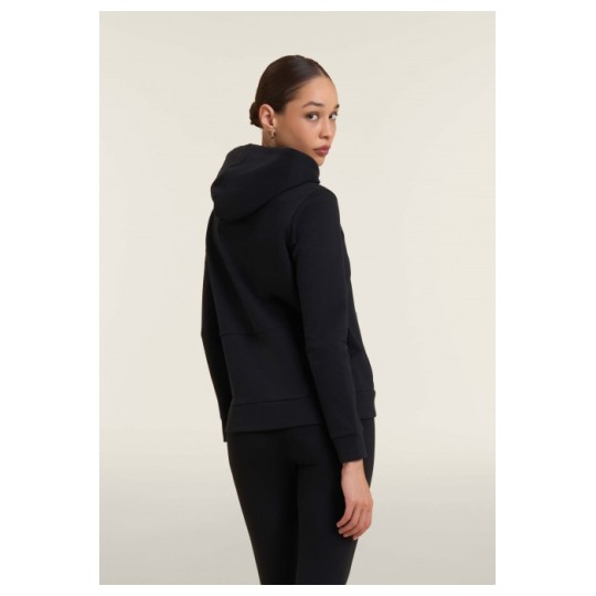 FELPA CON ZIP E CAPPUCCIO