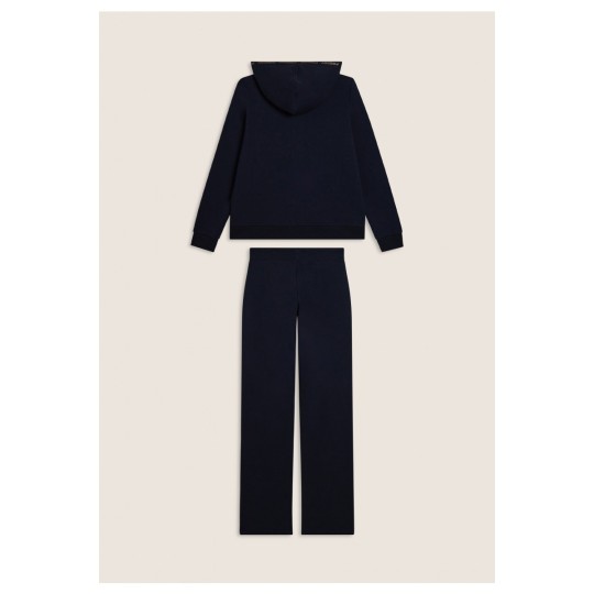 COMPLETO TUTA CON FELPA CON CAPPUCCIO