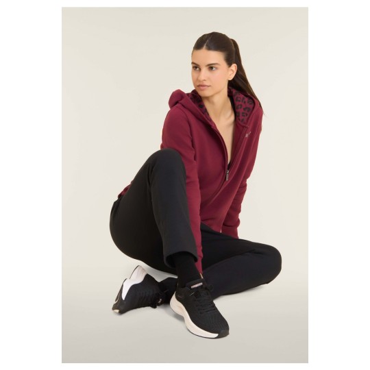 COMPLETO TUTA BICOLORE CON FELPA CON CAPPUCCIO