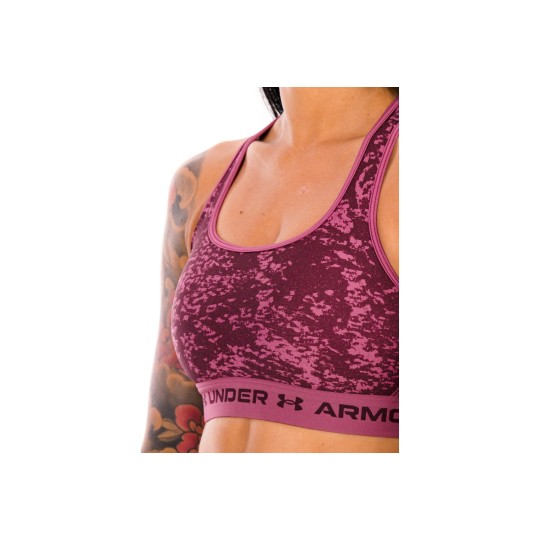 UA Crossback Mid Print Sports Bra