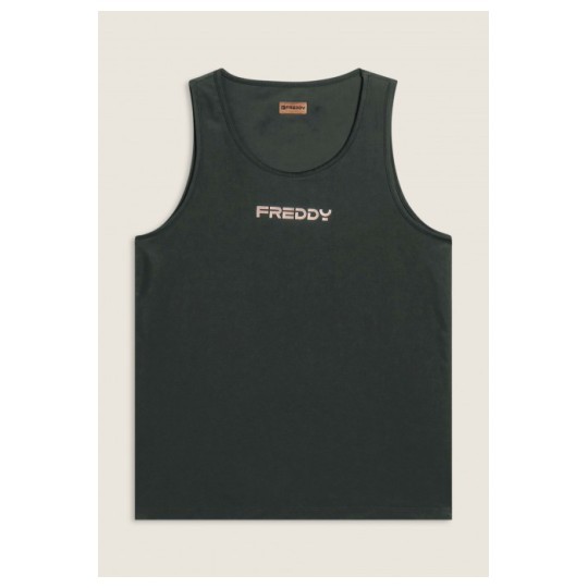 Canotta tecnica con girospalla ampio e taglio regular