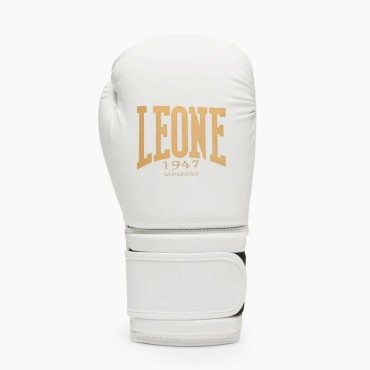 Guantone Leone Boxe White Gold 2