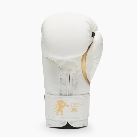 Guantone Leone Boxe White Gold