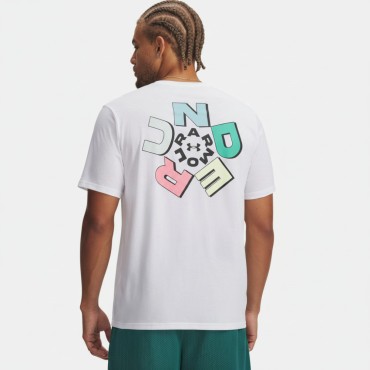 Under Armour Men's Radial Graphic Short Sleeve Tee - White 2