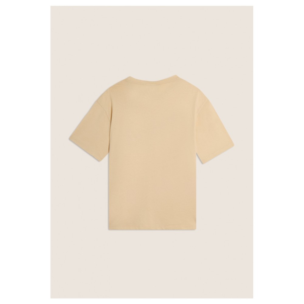 T-shirt con stampa \"FREDDY FEEL THE FLOW\" e borchie