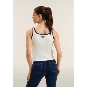 Canotta Slim con Bordi a Contrasto - Eleganza e Comfort 2