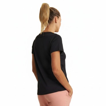 T-shirt con scritta Glamour in glitter 2