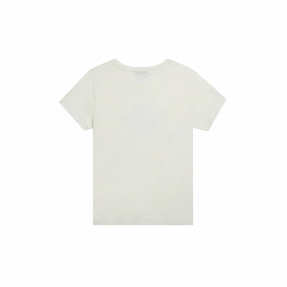 T-shirt con scritta Glamour in glitter - Freddy