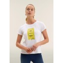 T-shirt con stampa floreale colorata - Freddy