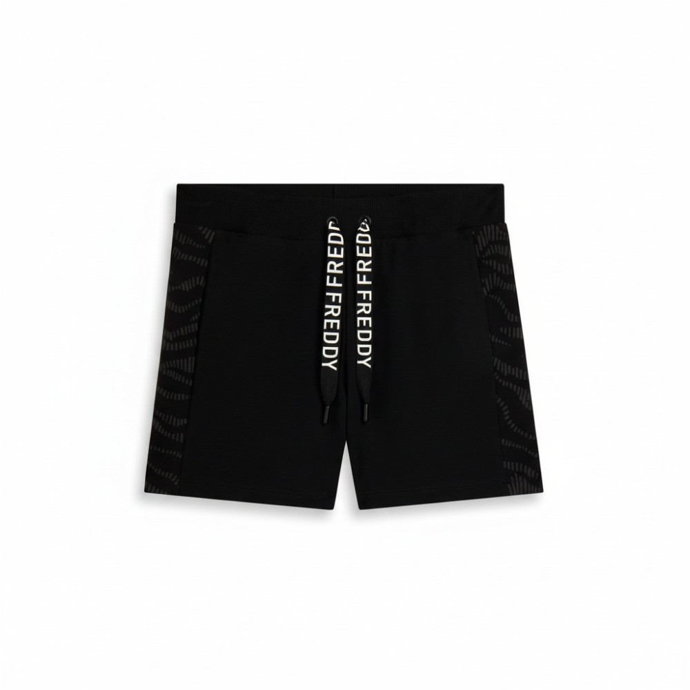 Pantaloni Shorts con Motivo Grafico e Logo FREDDY