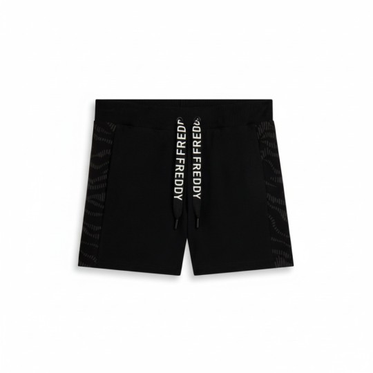 Pantaloni Shorts con Motivo Grafico e Logo FREDDY
