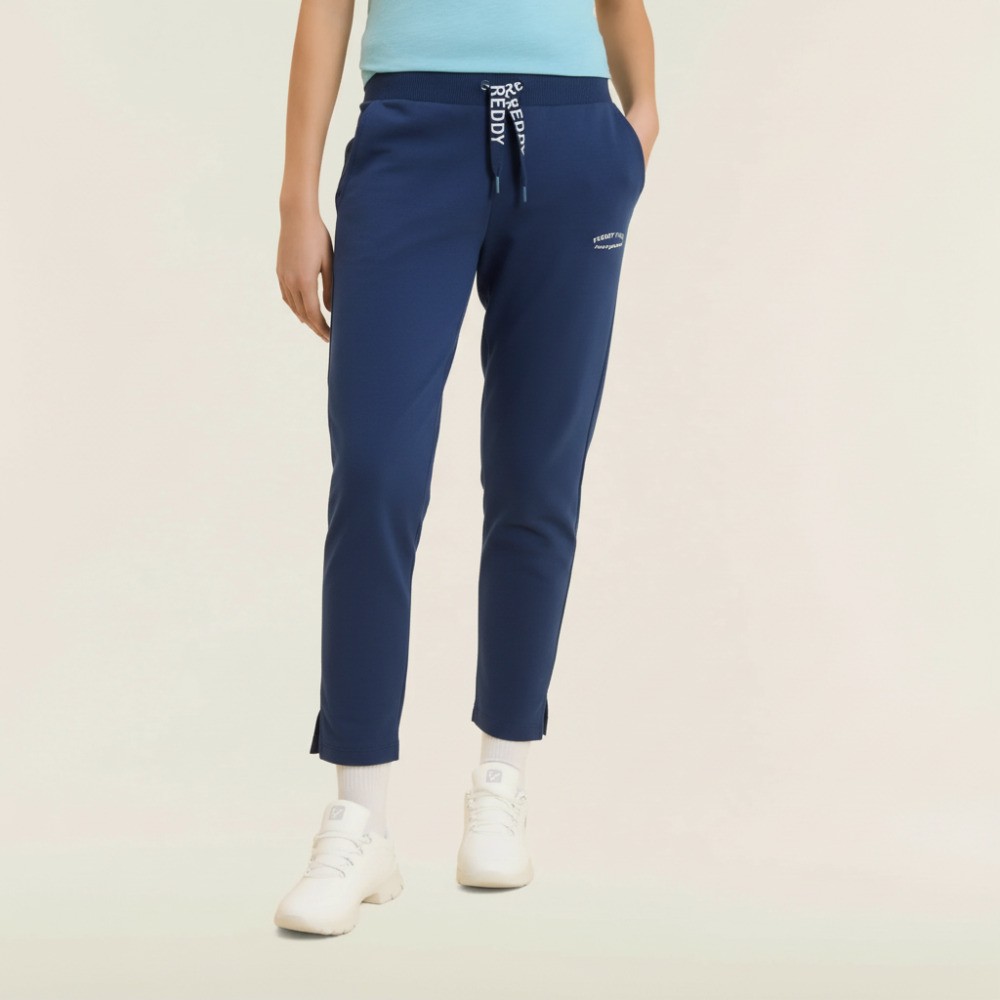 Pantaloni 7/8 con Spacchi Laterali sul fondo e Logo FREDDY