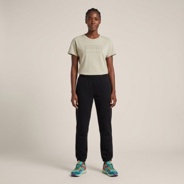 T-shirt con Maniche ad Aletta e Logo Ricamato