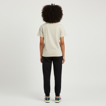 T-shirt con Maniche ad Aletta e Logo Ricamato 2