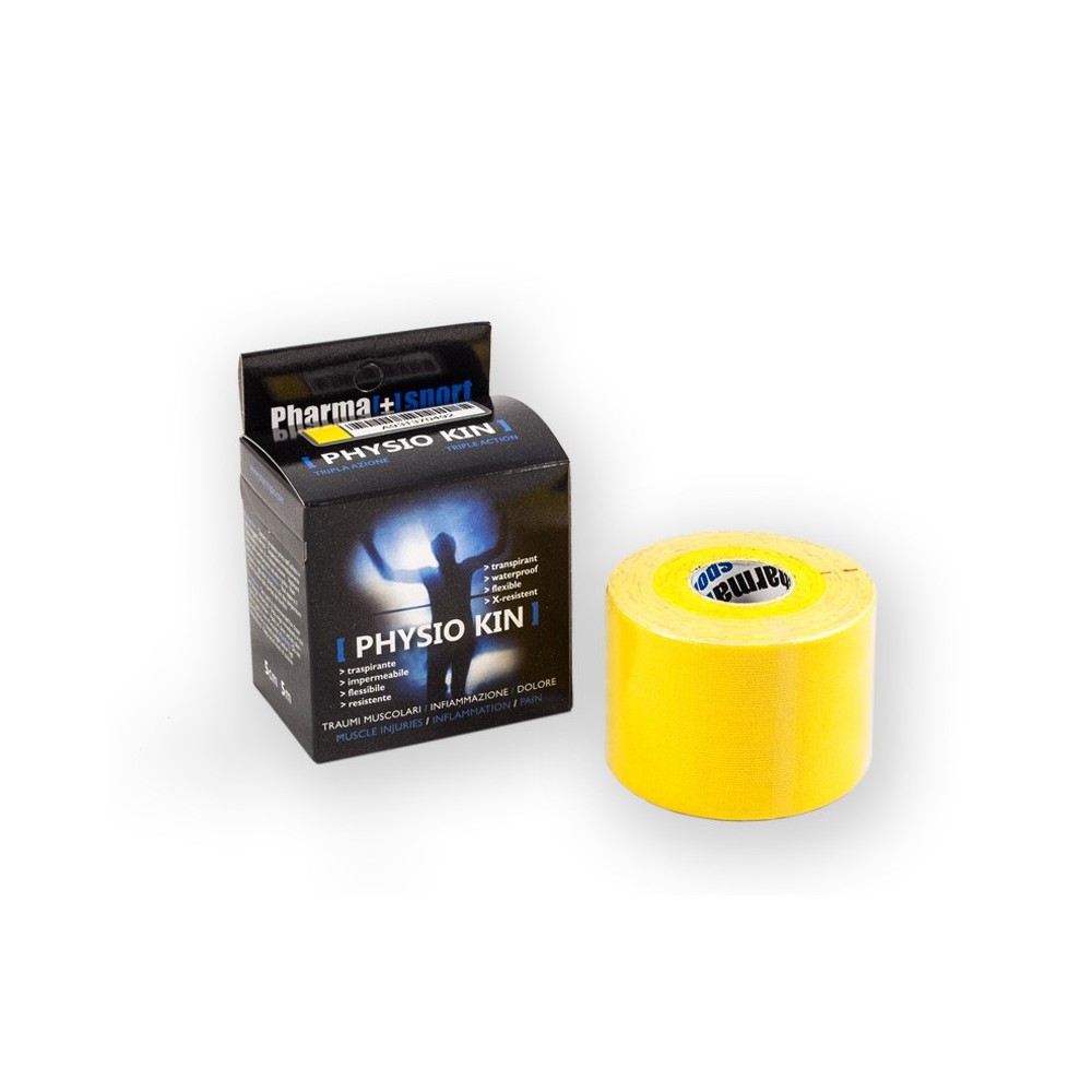 PHYSIO KIN TAPING KINESIOLOGIO orange cm 5x5 m