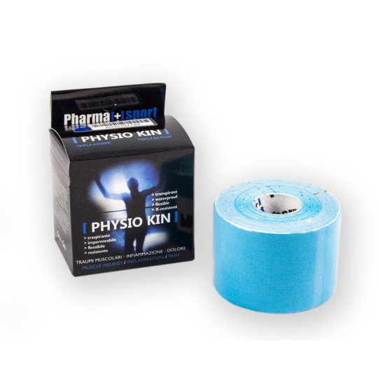PHYSIO KIN TAPING KINESIOLOGIO arancio cm 5x5 m