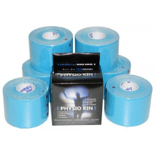 PHYSIO KIN TAPING KINESIOLOGIO arancio cm 5x5 m