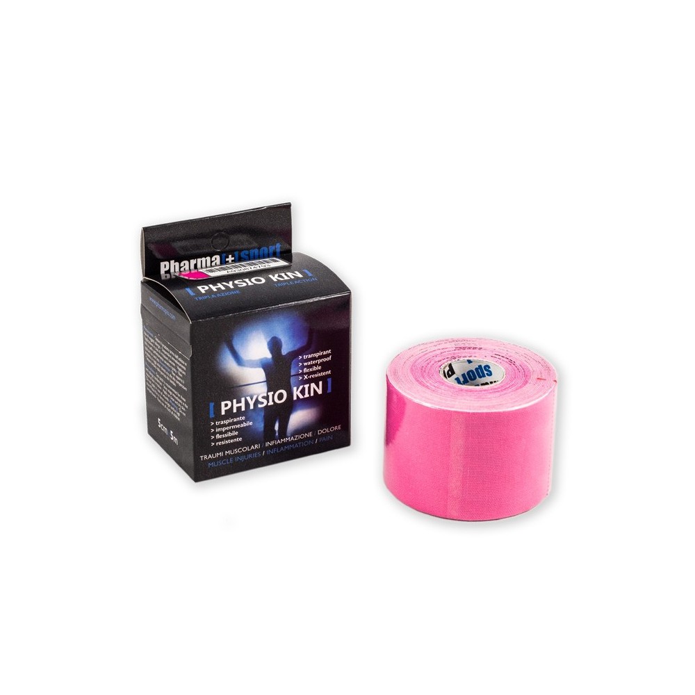 PHYSIO KIN TAPING KINESIOLOGIO orange cm 5x5 m