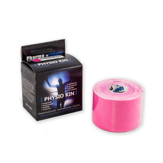 PHYSIO KIN TAPING KINESIOLOGIO orange cm 5x5 m