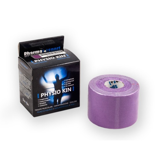 PHYSIO KIN TAPING KINESIOLOGIO orange cm 5x5 m