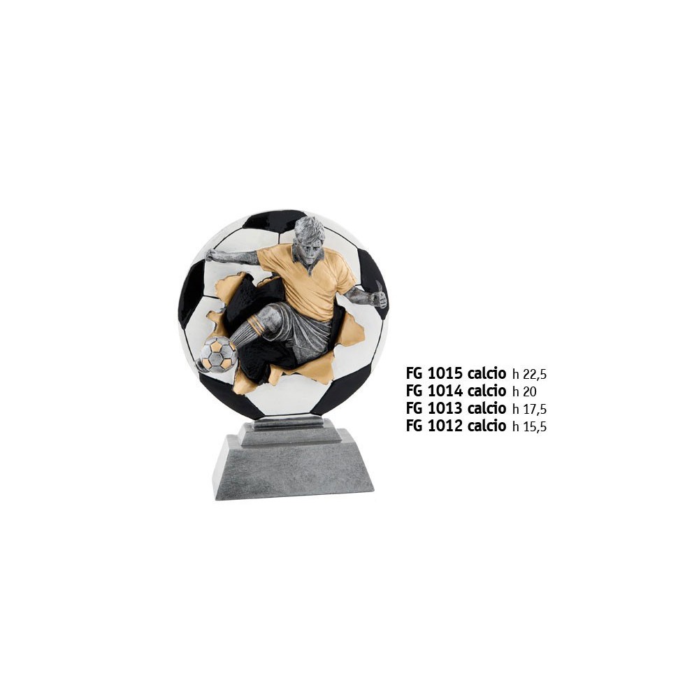 TROFEO IN RESINA CALCIO FG 1015