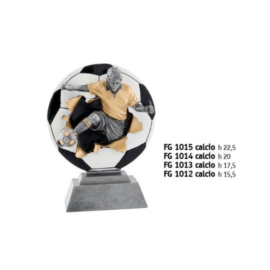 TROFEO IN RESINA CALCIO FG 1015