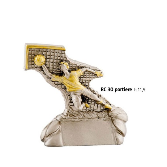 TROFEO IN RESINA CALCIO RC 30 PORTIERE