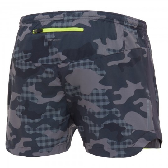 Micro short chinook pro run james uomo antracite/azzurro