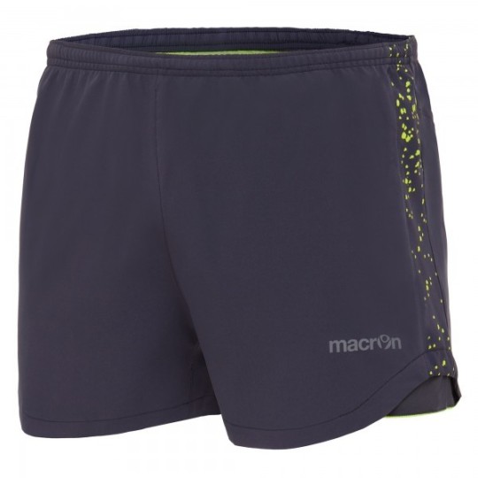 Micro short chinook pro run james uomo antracite/giallo