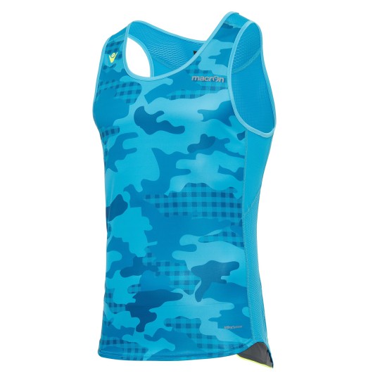 Chinook pro run chris singlet man light blue
