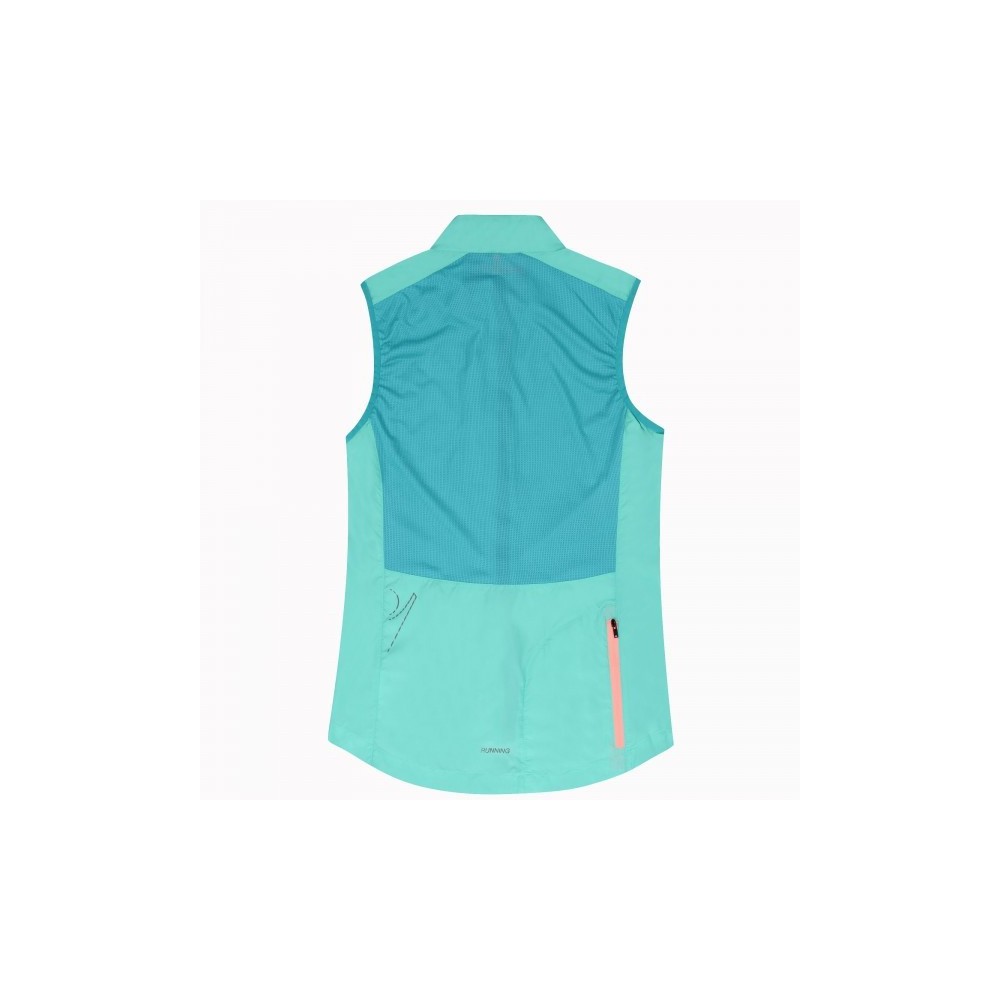 Windproof kona pro run woman mint/jade