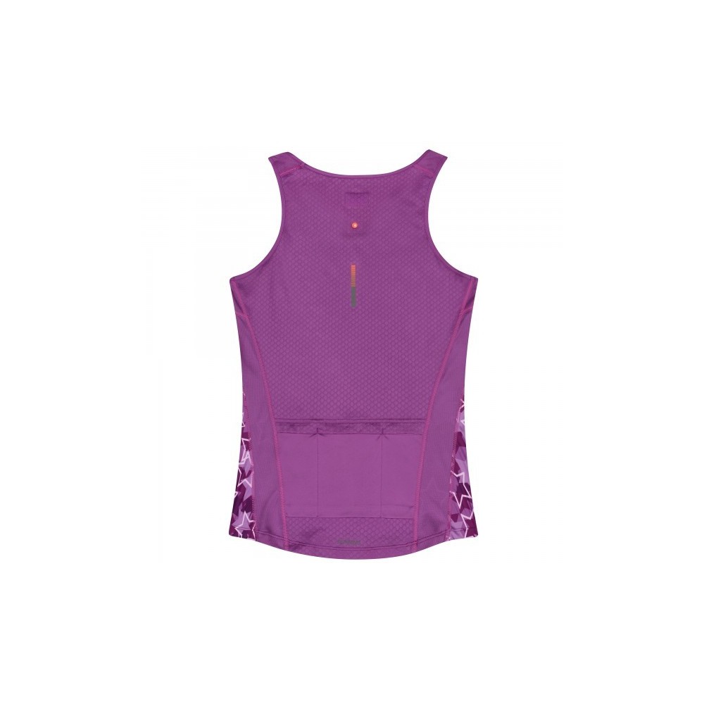 Kona pro run women's tank top plum camostar