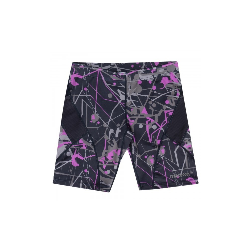 Women's Kona Pro Run Bermuda Shorts Carbon/Plum