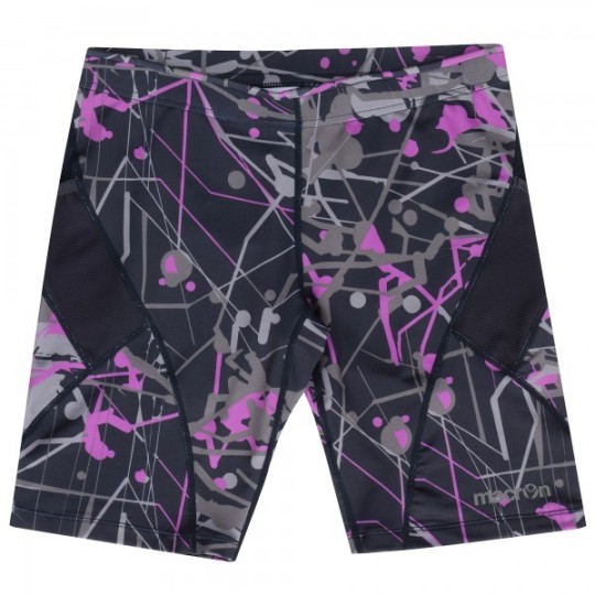 Women's Kona Pro Run Bermuda Shorts Carbon/Plum