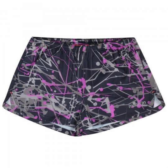 Micro short kona pro run donna carbonio/prugna