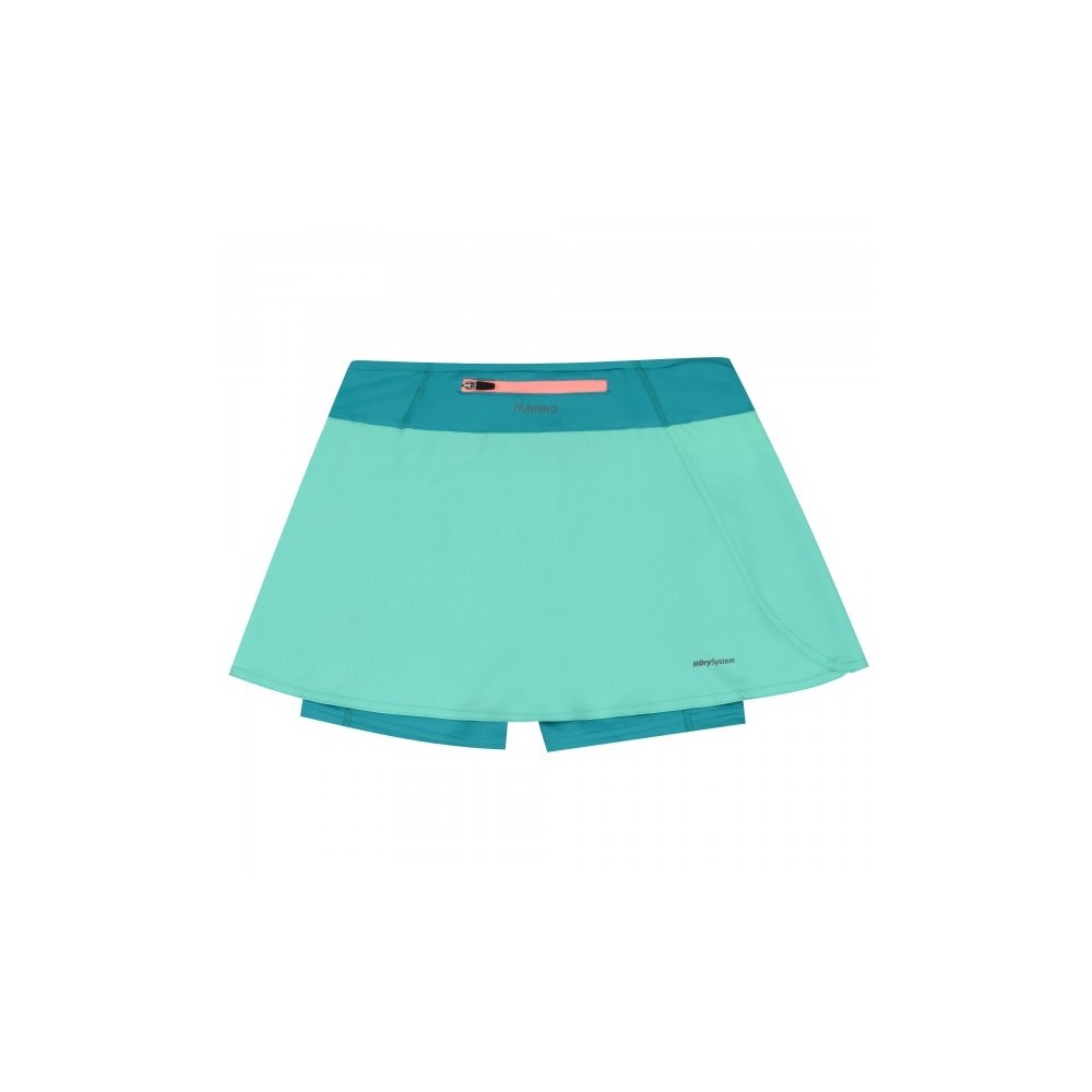 Run Woman Mint/Jade Polka Dots