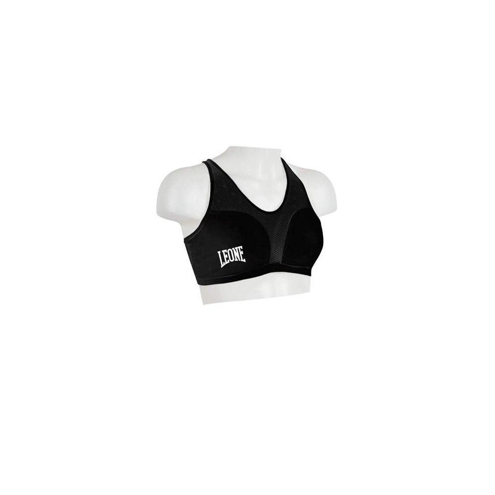 Stretch cotton breast protector with removable protectors.