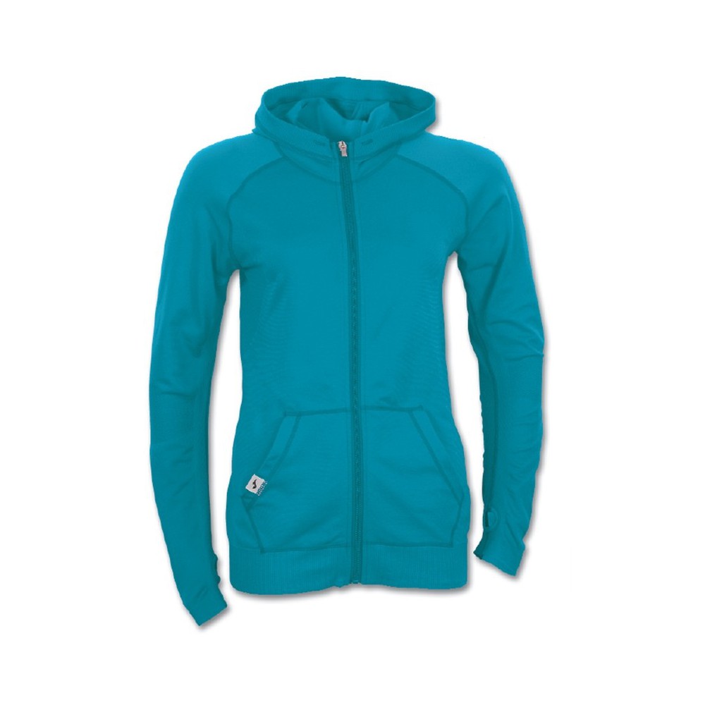 SKIN JACKETS BLUE-GREEN WOMAN