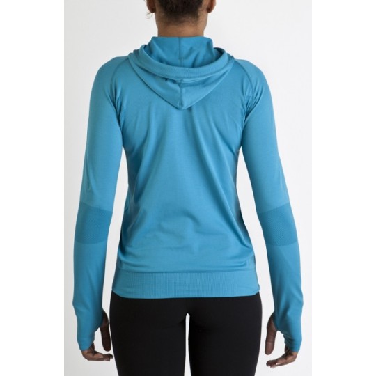 SKIN JACKETS BLUE-GREEN WOMAN