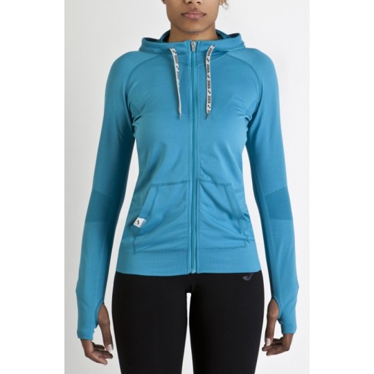 SKIN JACKETS BLUE-GREEN WOMAN
