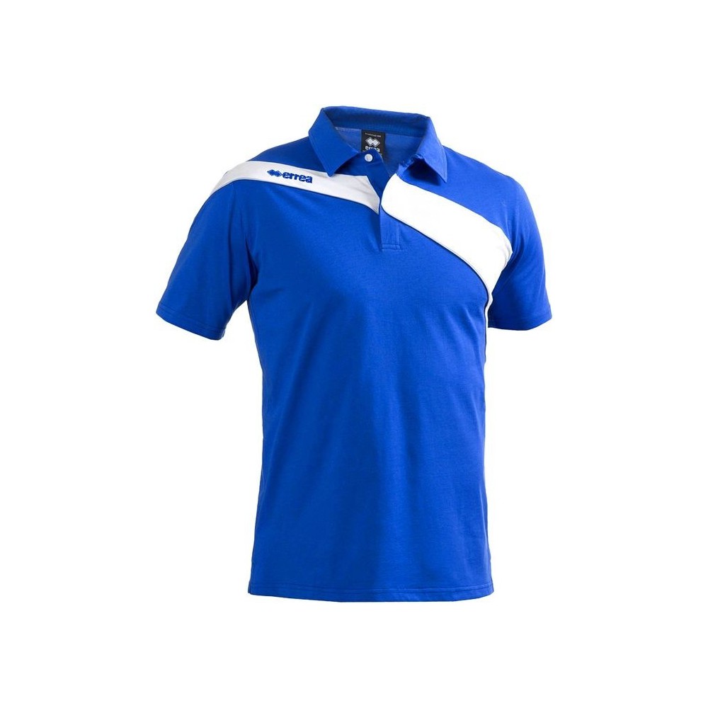 CANBERRA Cotton Polo Shirt in light blue ERREA'