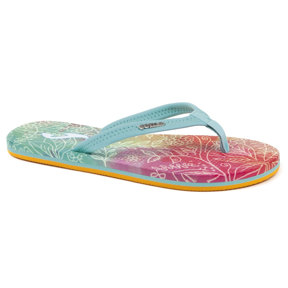 Flip-flops S.SALER LADY 816 TURQUOISE-FUCHSIA