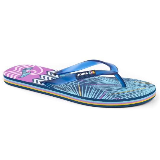 Flip-flops S.SALER LADY 816 TURQUOISE-FUCHSIA