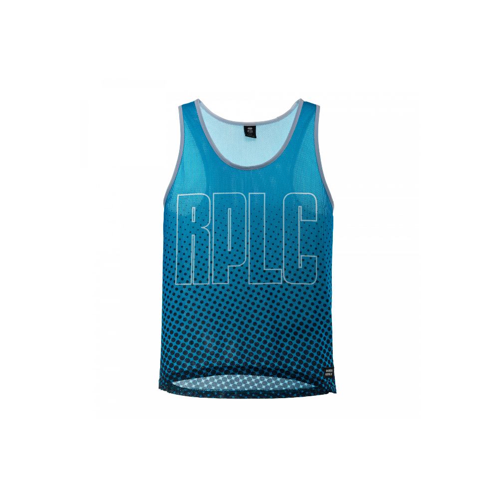 WOMAN POLKA DOTS ANK AD FLUORESCENT GREEN