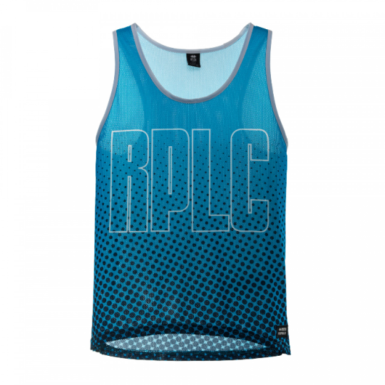 WOMAN POLKA DOTS ANK AD FLUORESCENT GREEN