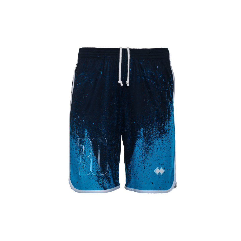 MAN PAINT SHORTS AD BLU