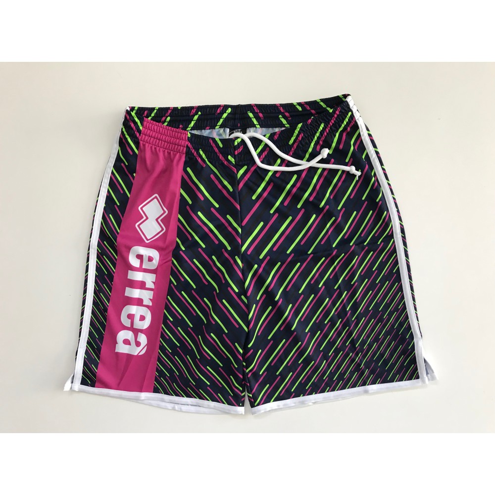 MAN PRINT SHORTS AD FUCHSIA BLUE