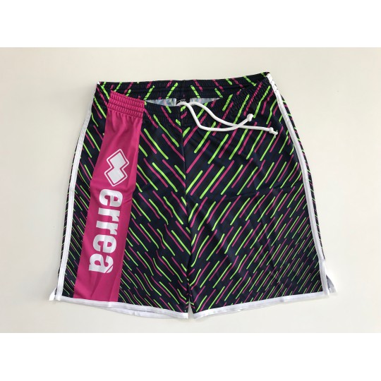 MAN PRINT SHORTS AD FUCHSIA BLUE