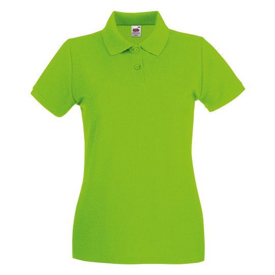 Women's Short-Sleeved Polo Fruit Lady-Fit Premium